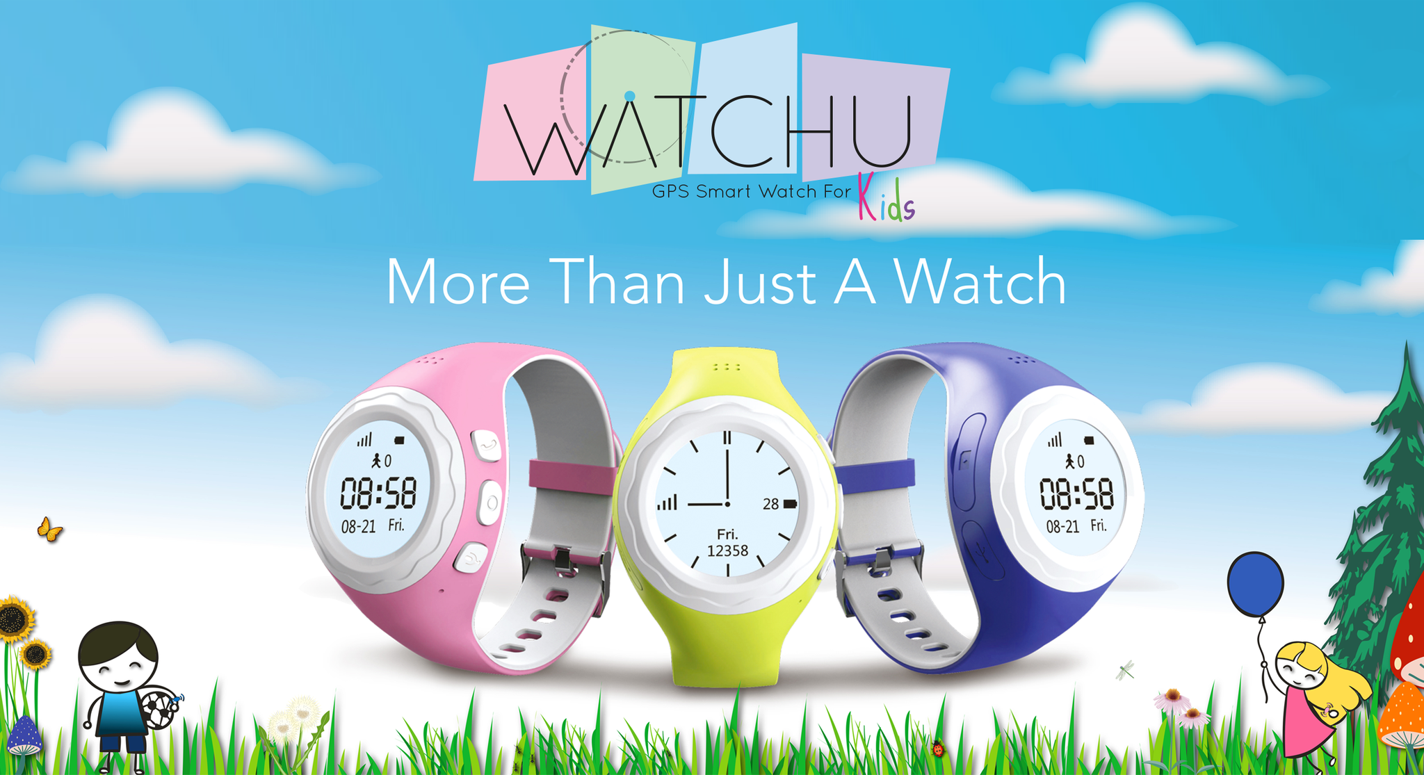 Watchu New GPS Watch Tackles Child Safety.